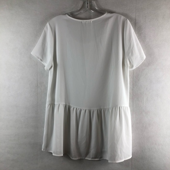 Pleione Small basic tunic white oversize - Picture 3 of 7